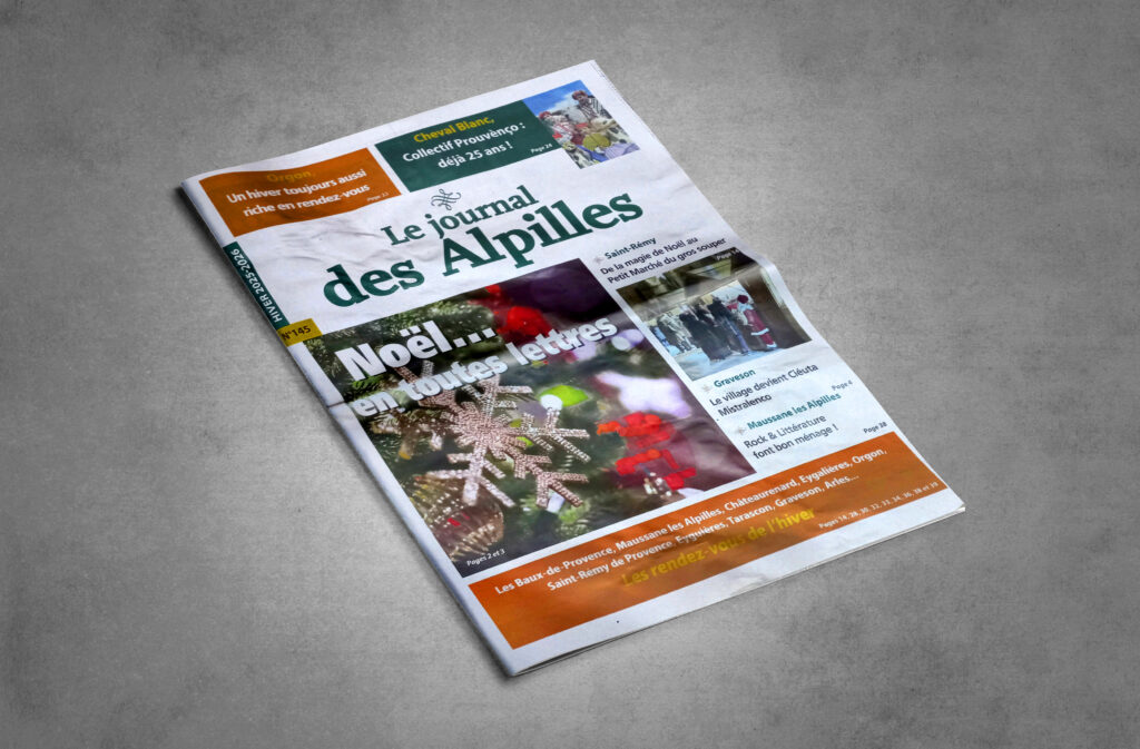 Parution dans le Journal des Alpilles édition Hiver 2025-2026