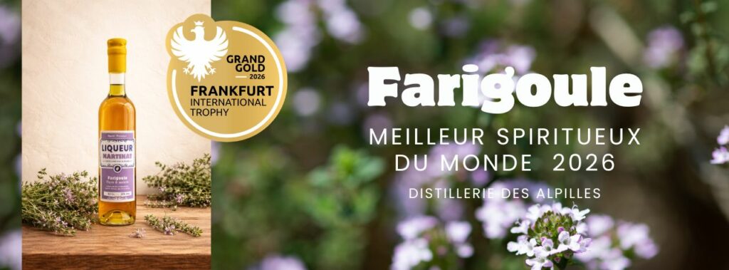 Liqueur Martinat Farigoule, meilleur spiritueux du monde 2026
